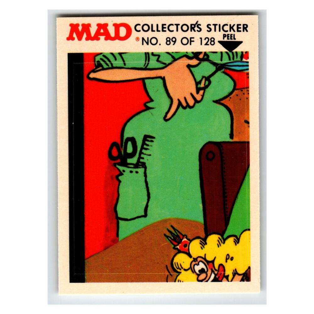 MAD Collector's Sticker No. 89 of 128 1983 Fleer